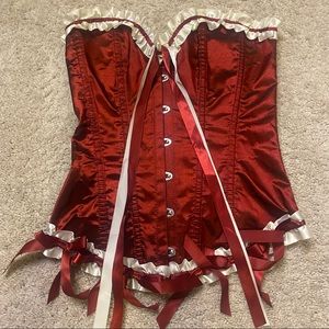 red corset size small